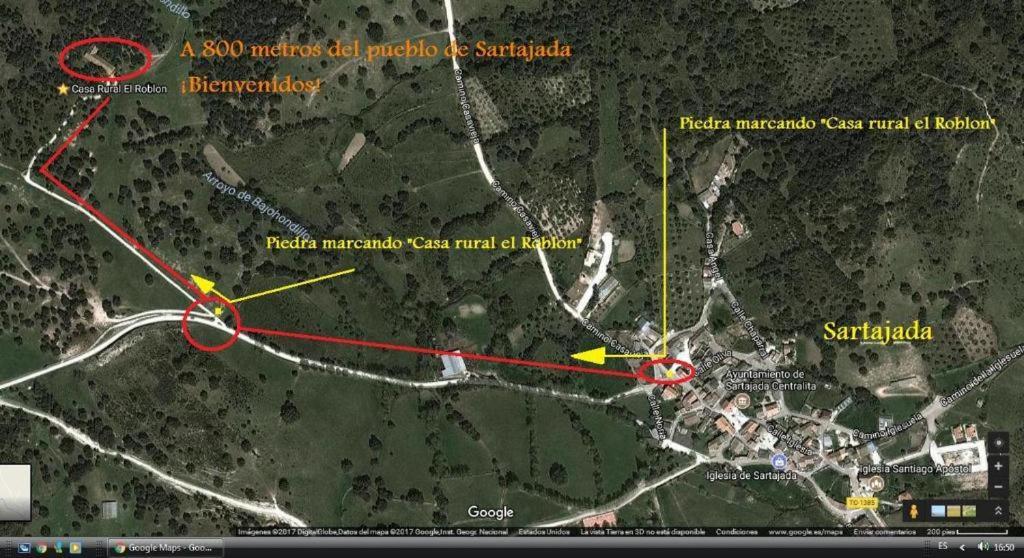 Casa Rural El Roblon Sartajada Kültér fotó